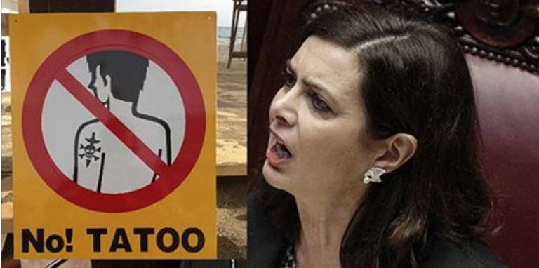 Boldrini tatuaggi