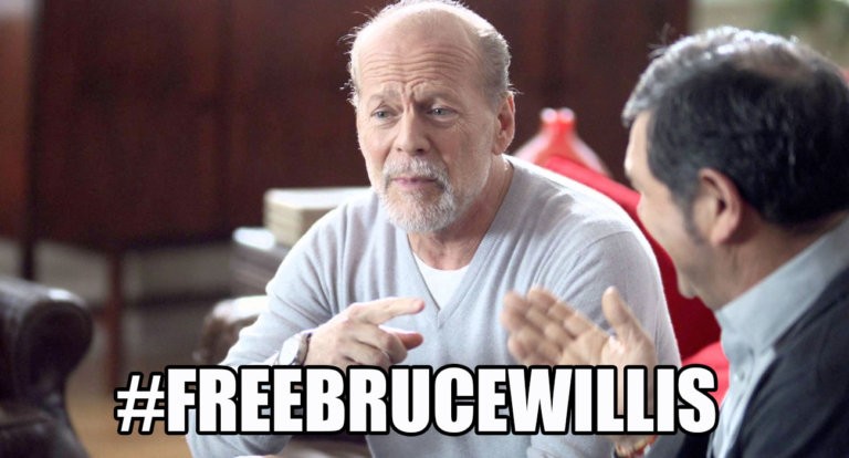 Liberiamo Bruce Willis dalla pubblicità Vodafone