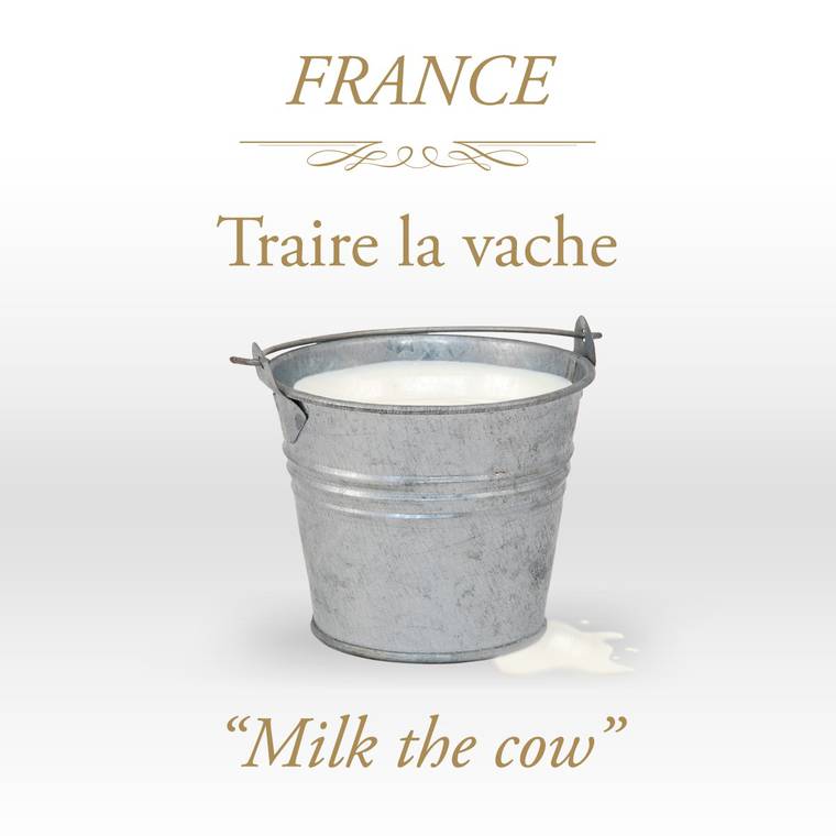 Telefonatissima interpretazione francese, che per fare quella cosa lì, tirano in ballo la mungitura della mucca. Fin troppo didascalica.