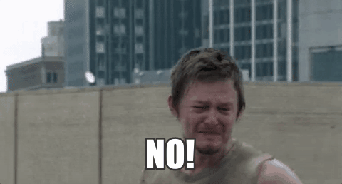 Una volta che hai riempito il carrello a dovere, scopri che ha una ruota rotta.