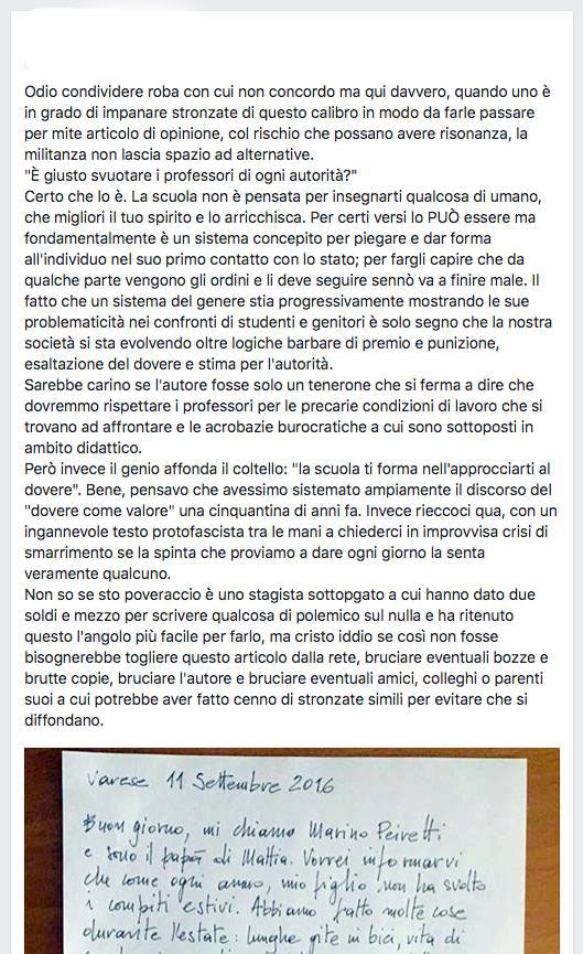 Pare che devo morire bruciato insieme a familiari / amici / colleghi / parenti. L'ha presa bene.