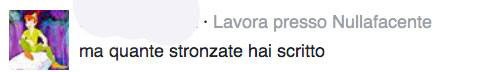 Lavora presso Nullafacente e ha la foto profilo di Peter Pan.