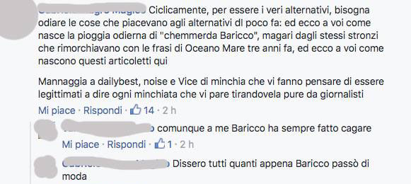 Noi odiamo, fortuna che il pubblico ristabilisce l'ordine con ondate d'amore.