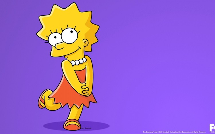 Chi meglio di lei? Vegetariana, ambientalista,  musicista, promuove da sempre le pari opportunità e i diritti delle donne, combattendo col fratello bullo e il padre mezzo alcolizzato. Mica facile la vita della piccola Lisa.