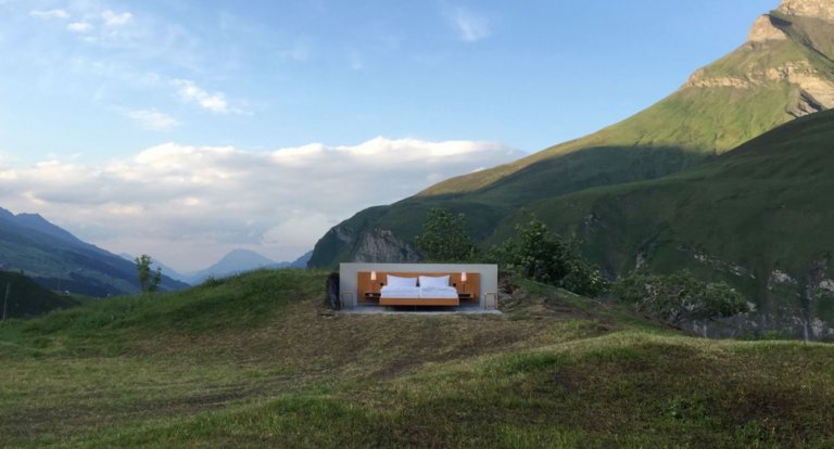 hotel senza pareti svizzera