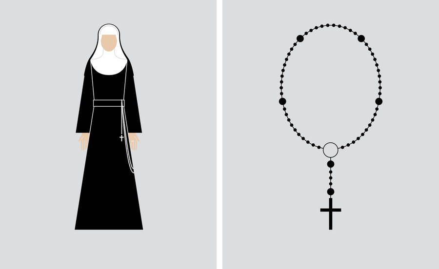 L'abito da suora tradizionale