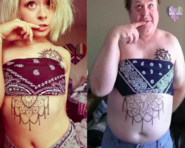 Qui arriviamo ai temi delicati: già un padre fatica ad accettare che la figlia possa avere una vita sentimentale, figuriamoci che possa provare a fare delle pose sexy. Eppure il nostro amico Chris accetta tutto di buon grado e decide di spingersi oltre, rimanendo con tanta, tanta, troppa pelle scoperta.