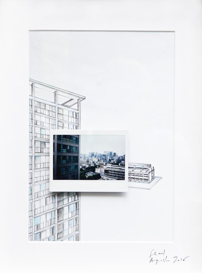 Seoul, agosto 2016, Fotografia di Paolo Belletti + Intervento a matita di Ariel De Boni