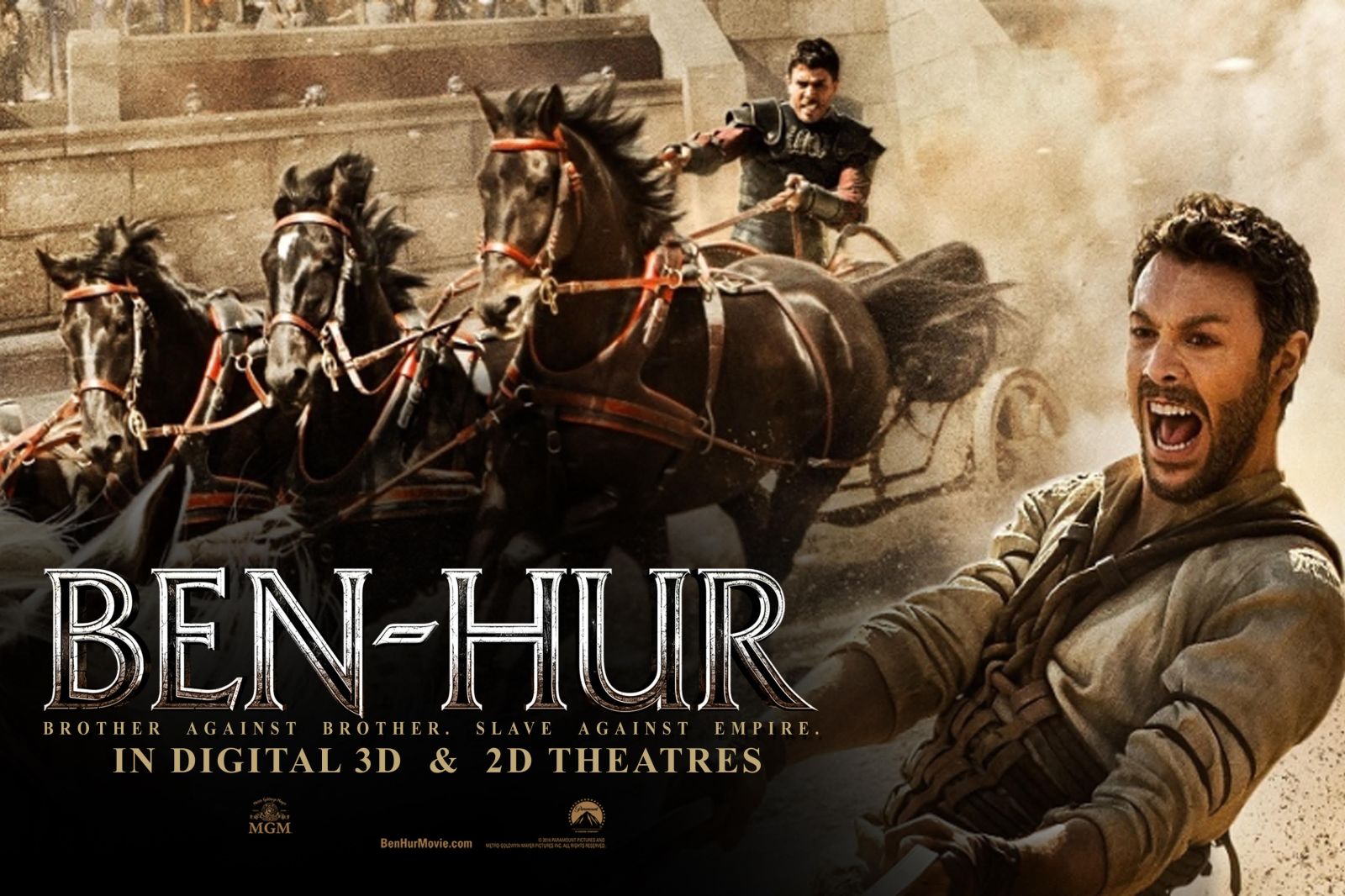 Qualcuno di voi è andato a vederlo? Cos'è, avevate i muratori in casa? Difficile trovare una pellicola più inutile del quinto adattamento cinematografico del romanzo Ben Hur, che tra l'altro è già diventato un classico del cinema nel 1959 e davvero non ha bisogno di aggiornamenti. Un attore mezzo sconosciuto, degli effetti digitali da poracci ed ecco il peggior film dell'anno.