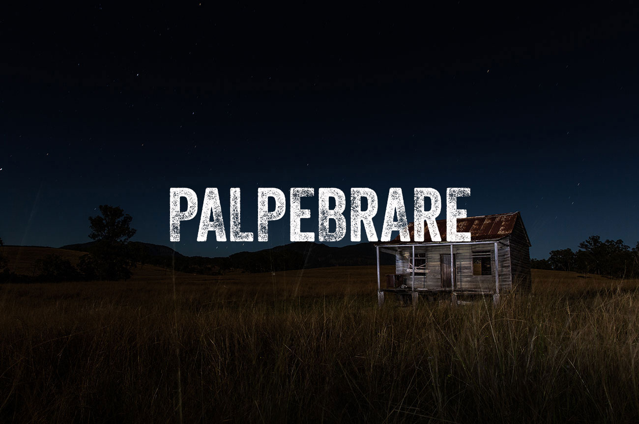 Doppio significato: sbattere continuamente le palpebre; ma anche: risplendere a tratti, lampeggiare