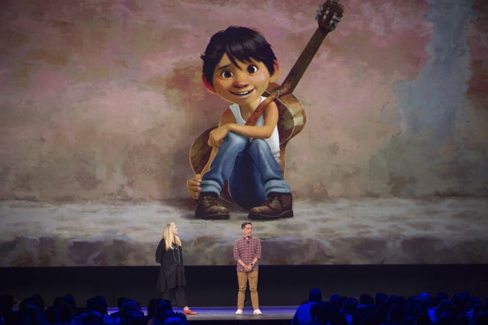 Coco è il nuovo film d'animazione 3D di Disney Pixar e basta questo per far venire la voglia di spendere i soldi per il biglietto. Il protagonista sarà un ragazzino di 12 anni che indagherà su alcuni misteri vecchi di cent'anni, che porteranno a una riunione di famiglia. Questa la sinossi trovata in rete, ma potrebbe parlare anche di solette da scarpe, lo guarderemo comunque e ci farà sognare.