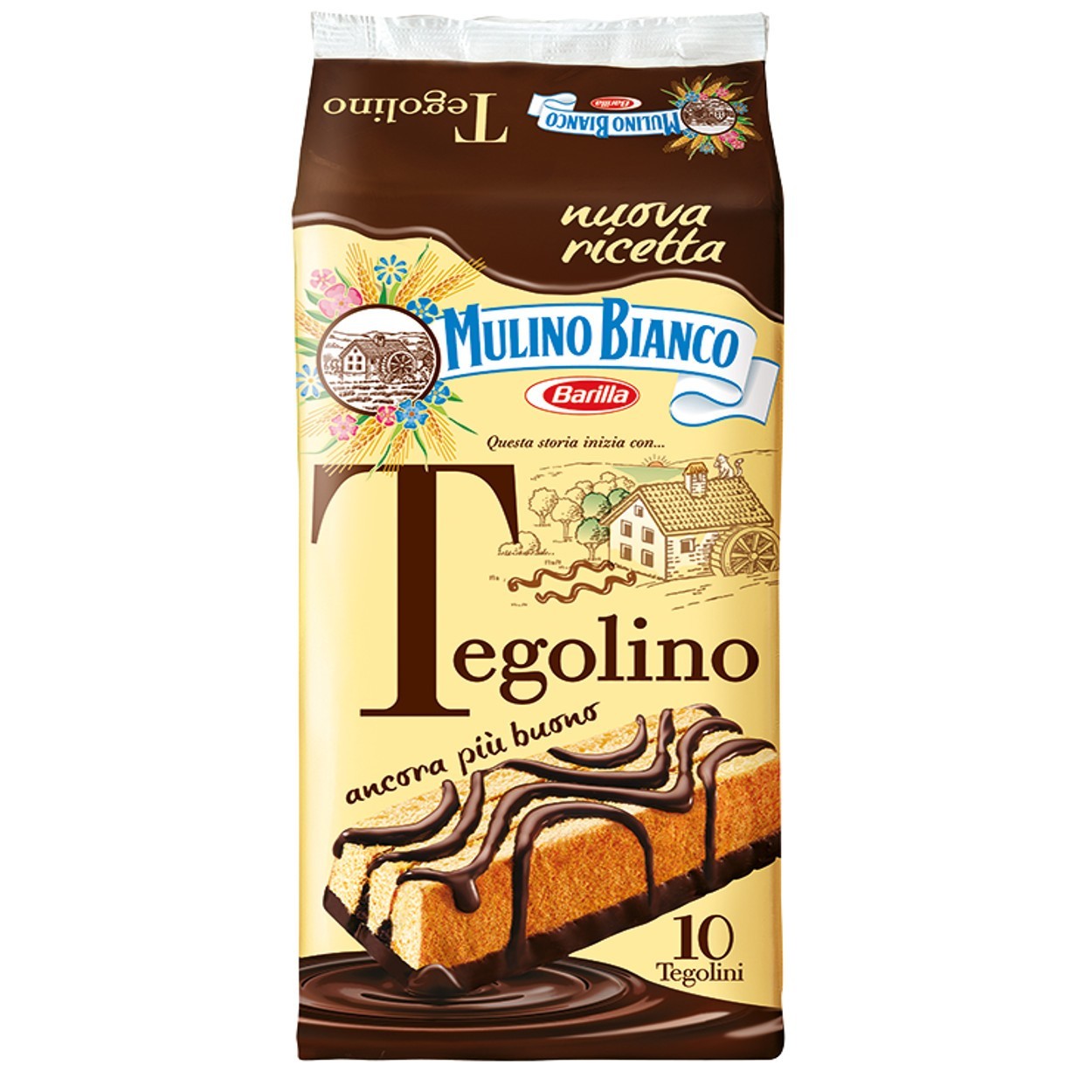 Il Tegolino odierno è un sepolcro imbiancato, timido simulacro dell'originale splendore, quello degli anni '80. In origine infatti era un'enorme mattone quadrato, oggi ridotto a un dietetico micro parallelepipedo, che per essere sazio te ne devi mangiare tre. Il nono posto spetta a lui, che non si è saputo rinnovare correttamente.