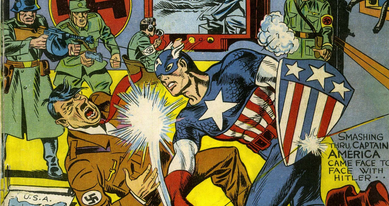 Capitan Amarica contro Hitler
[VIA]