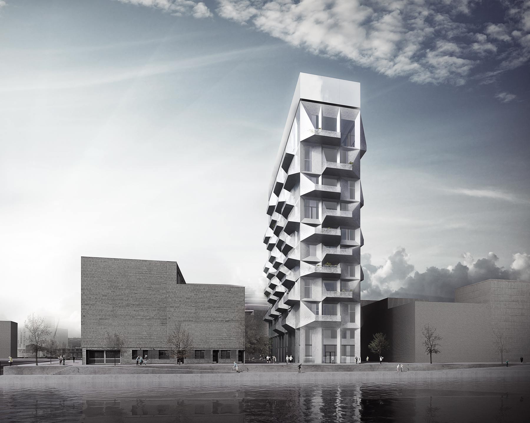 Realizzato dallo studio danese Cobe, si tratta di un progetto ambizioso per la trasformazione dell’area di Nordhavnen, il vecchio porto di Copenaghen