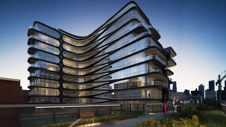 Altro progetti di Zaha Hadid, il nuovo palazzo dalle curve sinuose non sarà certo per tutte le tasche. Pare il costo di un attico si aggiri attorno ai 50 milioni di dollari.