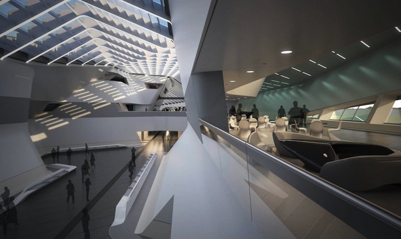 È la stazione super moderna per i treni ad alta velocità di Napoli Afragola. Progettato dalla geniale Zaha Hadid, i lavori sono iniziati nel lontano 2003 ma sono rimasti fermi per quasi quindici anni. Sarà inaugurata il prossimo giugno.