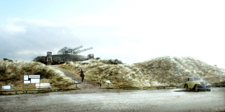 Progettato dallo studio BIG, trasforma un vecchio bunker tedesco nella sede centrale della banca Blåvand a Varde, un piccolo villaggio costiero sulle sponde della Danimarca. All’interno due musei e una sala dedicata alle mostre temporanee.