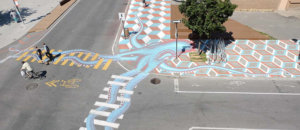 Roadsworth Street art
