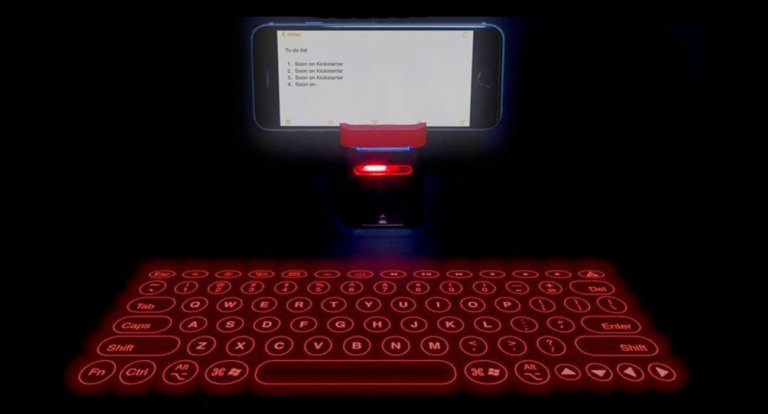 iKeybo, la tastiera che ti fa digitare sul tavolo e ti aiuta a scrivere con lo smartphone