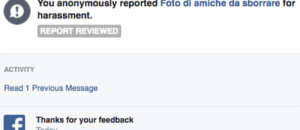 Segnalazione fb