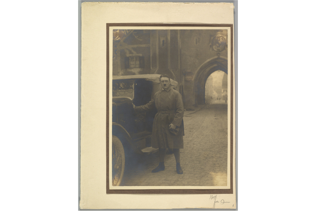 Adolph Hitler Leaving Landsberg Prison. December 20, 1920. Heinrich Hoffmann