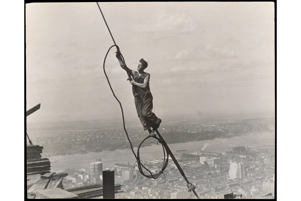 Icarus, Empire State Building. 1930. Lewis Hine