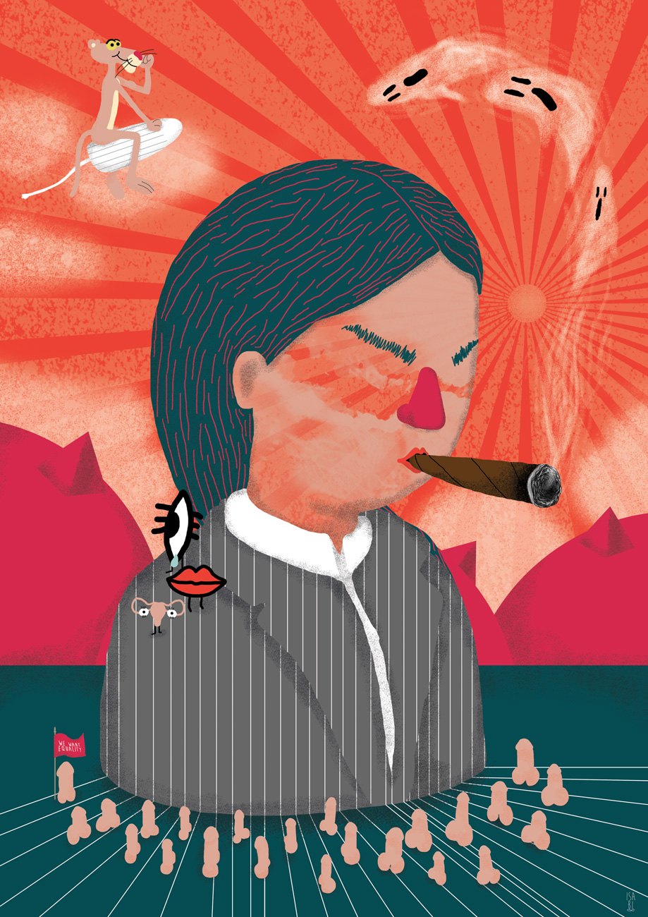 Illustratrice freelance based in Parma, laureata all’Accademia di Belle Arti di Bologna in Fumetto e illustrazione. Ha collaborato con Google,Picame, Amnesty international, This is not a love song, The wild honey pie e tanti altri. Nata sotto il segno dei Pesci e con l’armadio diviso per colore. Disegna quello che c’è sotto la superficie, per lo meno sotto la sua. Le piace il senso dell’umorismo e i pasticcini, non sopporta la frase "la musica mi piace tutta” e sentire i suoni della masticazione.