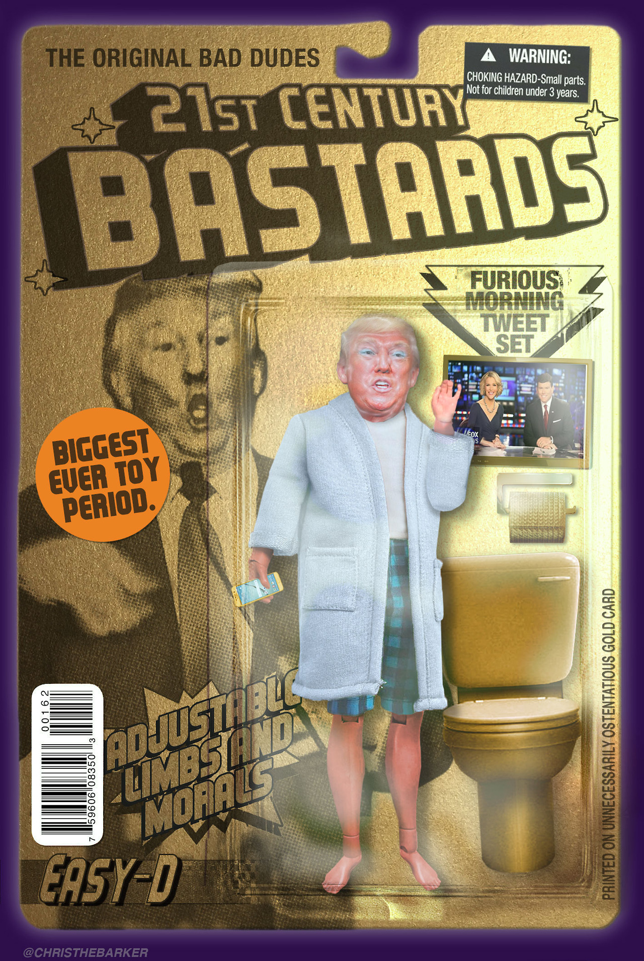 L'unico e originale Donald Trump, il Presidente americano che sembra un cattivo dei fumetti