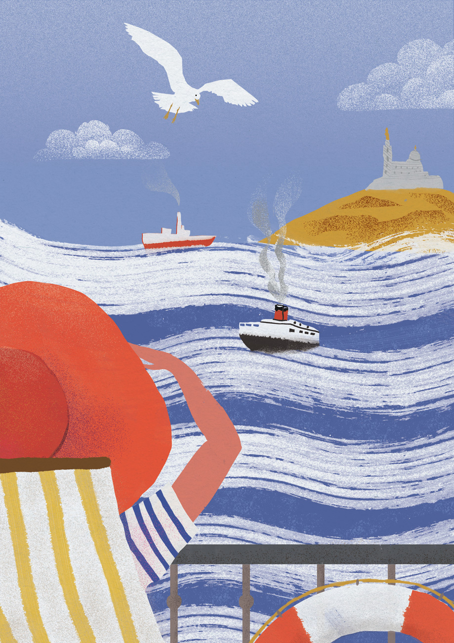 Lucia Calfapietra nasce a Ravenna e vive a Parigi.
Le sue illustrazioni appaiono su riviste, copertine di romanzi, libri per bambini e ragazzi. Appassionata di letteratura per l’infanzia del passato, nei suoi progetti ama giocare con le forme nette, i colori forti e le texture.
Collabora spesso con il calligrafo Nicolò Giacomin per creare delle copertine in cui parole e disegno formano un’immagine unica e sorprendente.