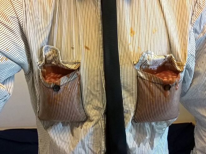 Ti sei riempito le tasche di fagioli perché non ne hai mai abbastanza?