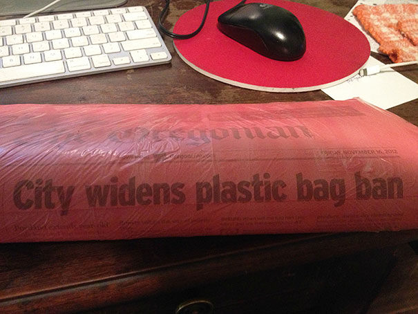 La città mete al bando le buste di plastica. Siamo sicuri?