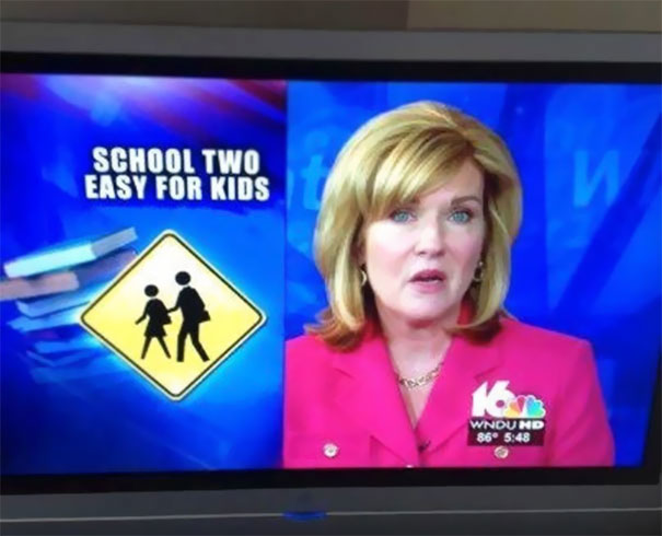 Magari se parlate di scuola, non fate errori nel titolo.