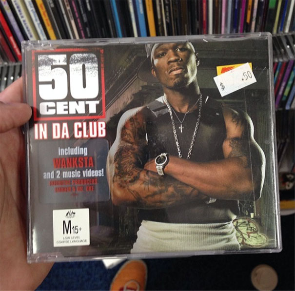 Prima o poi doveva succedere: il CD di 50 Cents costa 50 Cents.