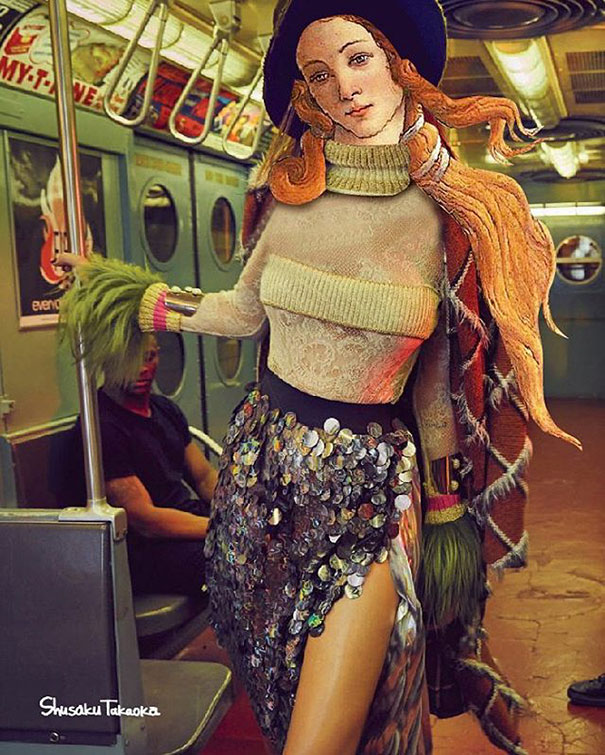 La Venere del Botticelli di ritorno dal Rocket.