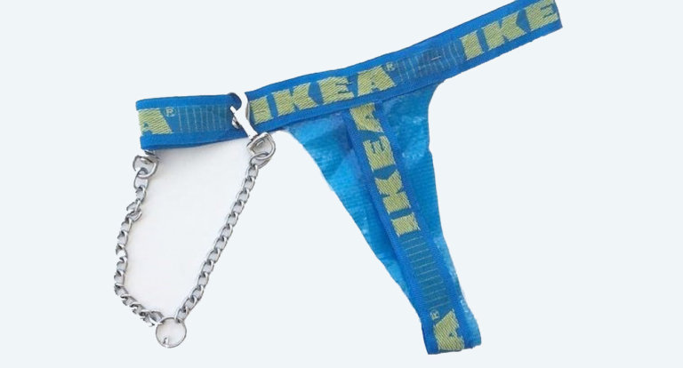 Il nuovo trend su Instagram è farsi i vestiti con la borsa Frakta dell’IKEA