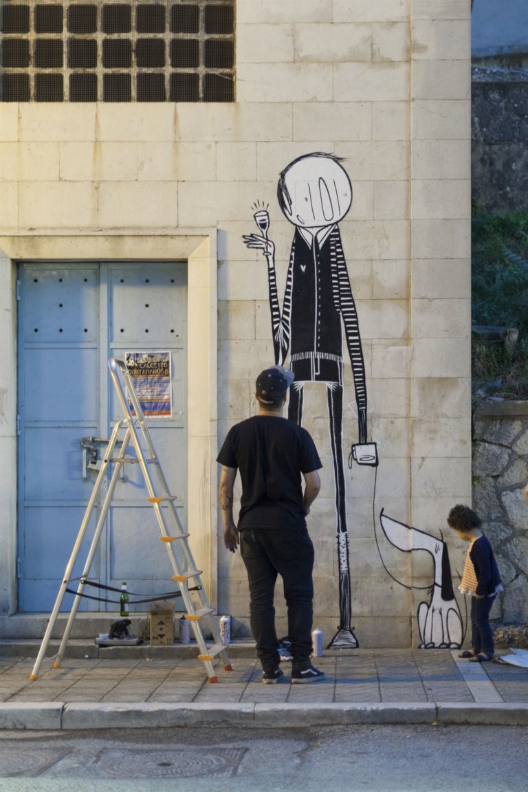 Street Art a Bonito: Impronte