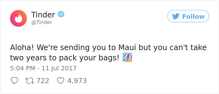 Vi mandiamo a maui, ma non metteteci 2 anni per fare le valigie!