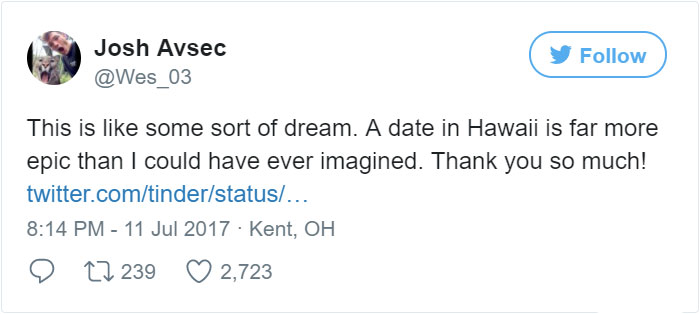 Questo è come un sogno, un appuntamento alle Hawaii è di gran lunga superiore a tutto ciò che ho immaginato.