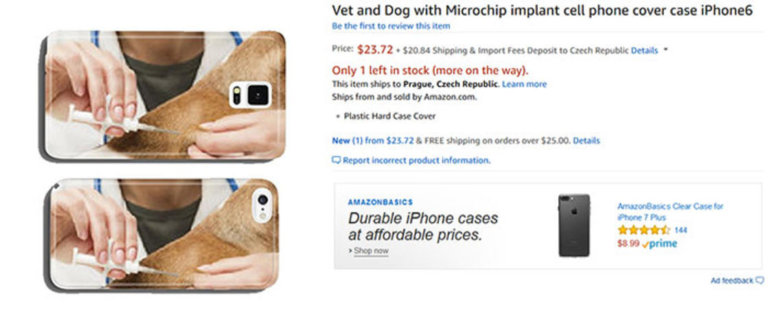Le assurde cover per iPhone create da un robot su Amazon