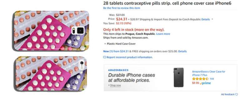 Le assurde cover per iPhone create da un robot su Amazon