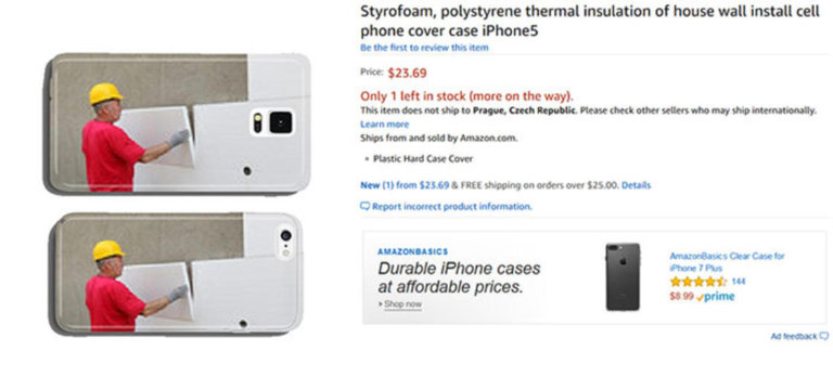 Le assurde cover per iPhone create da un robot su Amazon