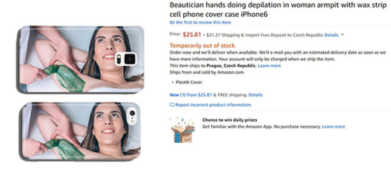Le assurde cover per iPhone create da un robot su Amazon