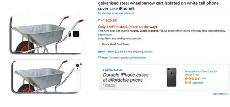 Le assurde cover per iPhone create da un robot su Amazon