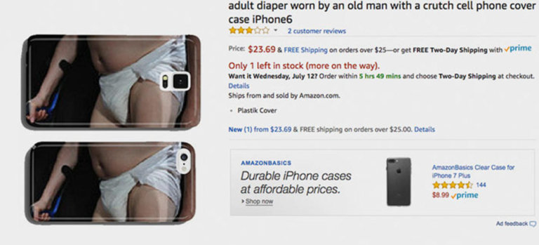 Le assurde cover per iPhone create da un robot su Amazon