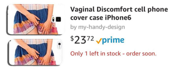 Le assurde cover per iPhone create da un robot su Amazon