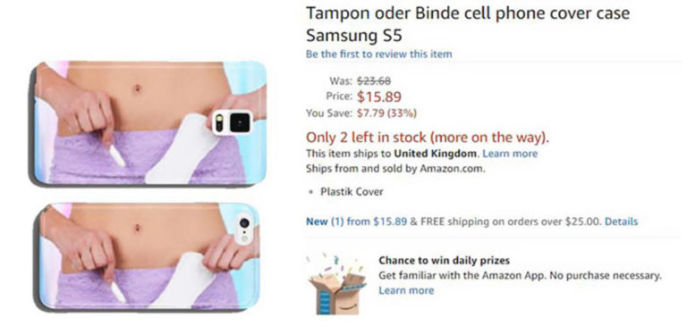 Le assurde cover per iPhone create da un robot su Amazon