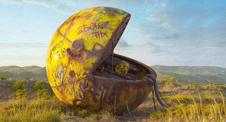Le rovine della cultura pop nelle illustrazioni di Filip Hodas