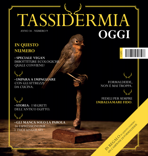 Come resistere all'impulso di leggere un bel periodico che tratta di animali impagliati? Il problema si presenta nel caso il vostro vicino sia il protagonista di Psyco.
