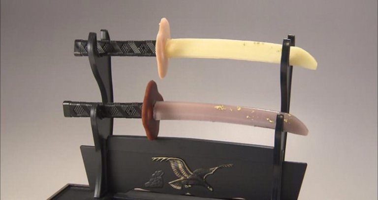 Of course japan has popsicles that look like samurai swords 805x427
