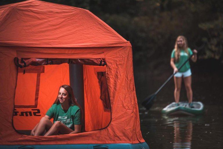 Shoal Tent, la tenda da campeggio galleggiante
